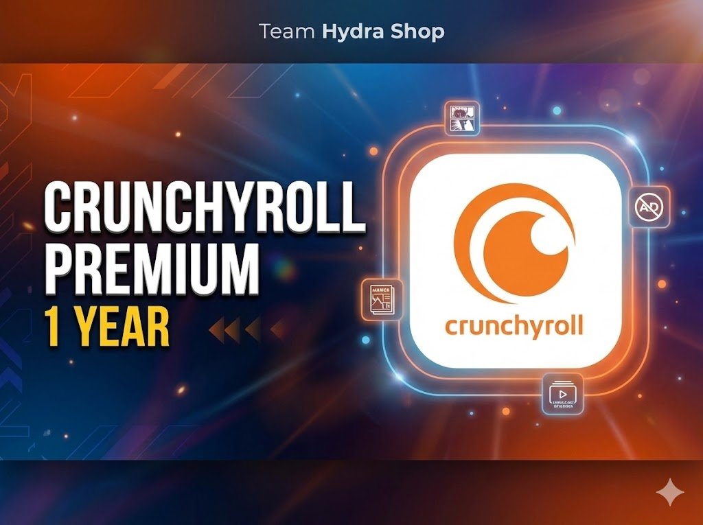 Crunchyroll Premium – 1 Year Official Subscription (Email Activation)